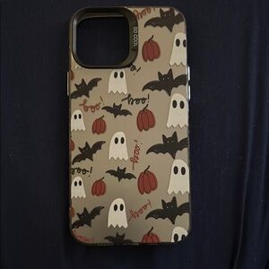 Halloween Themed Phone Case - Black and White